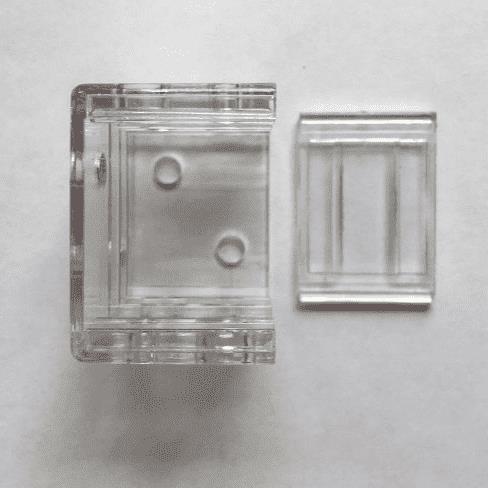 Plastic Box Brackets for 25mm Venetian Blinds (Pack of 2)